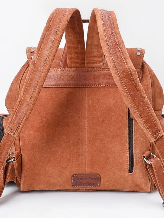 American Darling Rustic Giddy Up Western Fringe Backpack main image 7